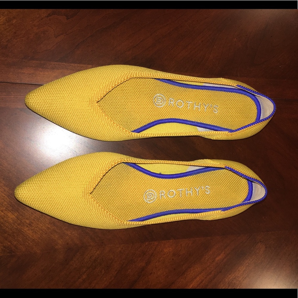 EUC Rothy Marigold Point - Size 8.5
